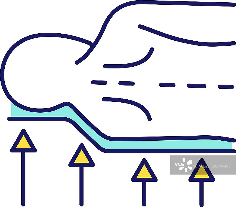 骨科床垫彩色图标图片素材