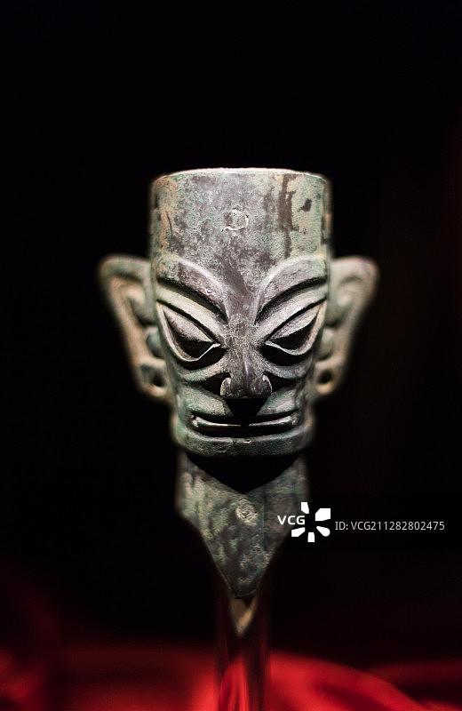 三星堆青铜面具图片素材