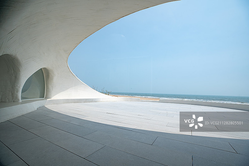 阿那亚沙丘美术馆可做汽车场地大海背景图片素材