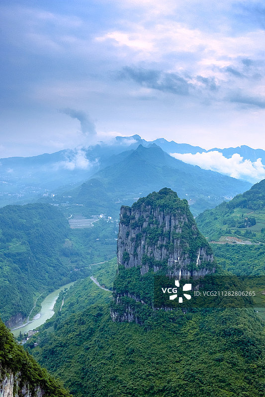 恩施大峡谷图片素材