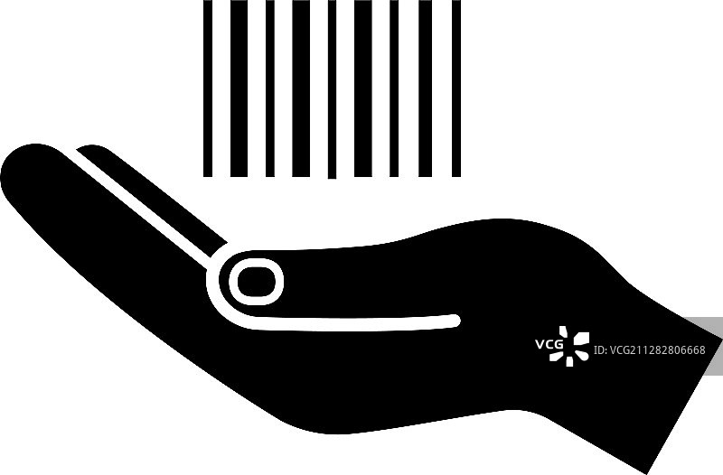 手持条形码标志图形图标图片素材