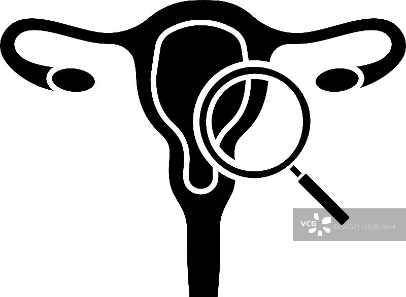 妇科检查描边图标图片素材