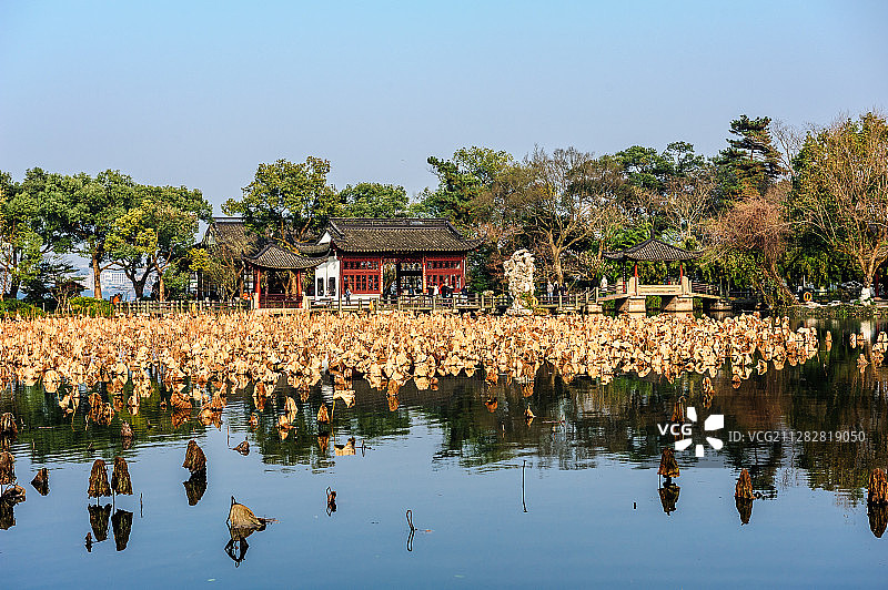 《冬日小瀛洲》之二图片素材