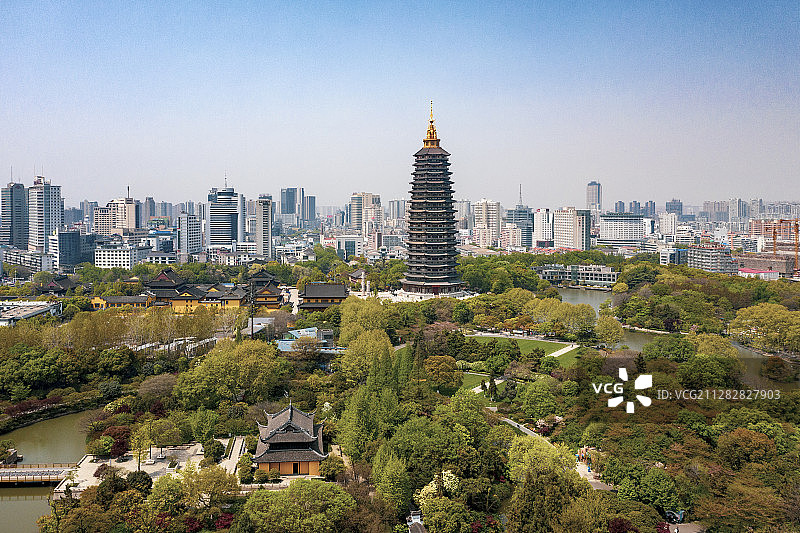 天宁宝塔 江苏省常州市天宁区天宁寺图片素材