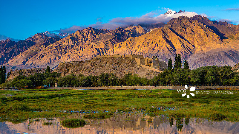 新疆塔什库尔干石头城图片素材