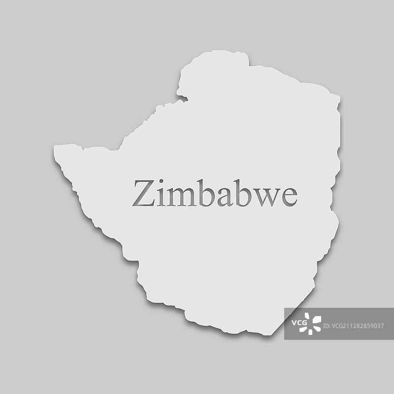 津巴布韦地图图片素材