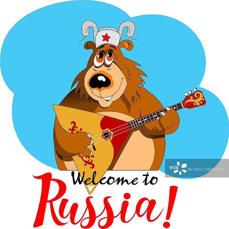 巴拉莱卡琴熊图片素材