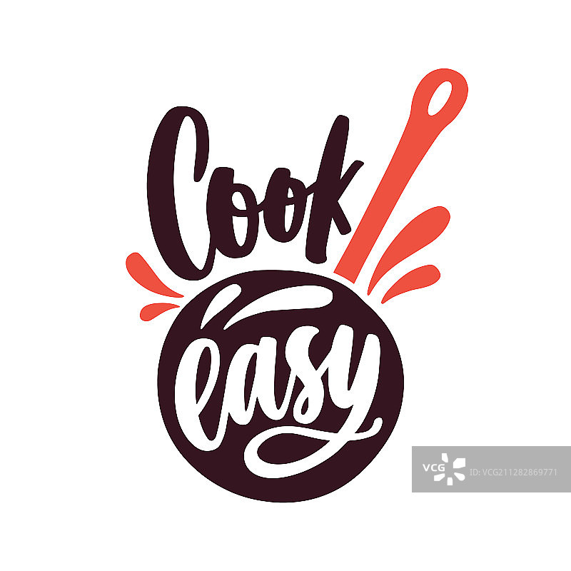 烹饪学校简易标签扁平风格图片素材