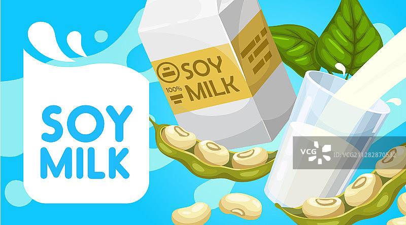 天然有机豆奶健康饮食饮品图片素材