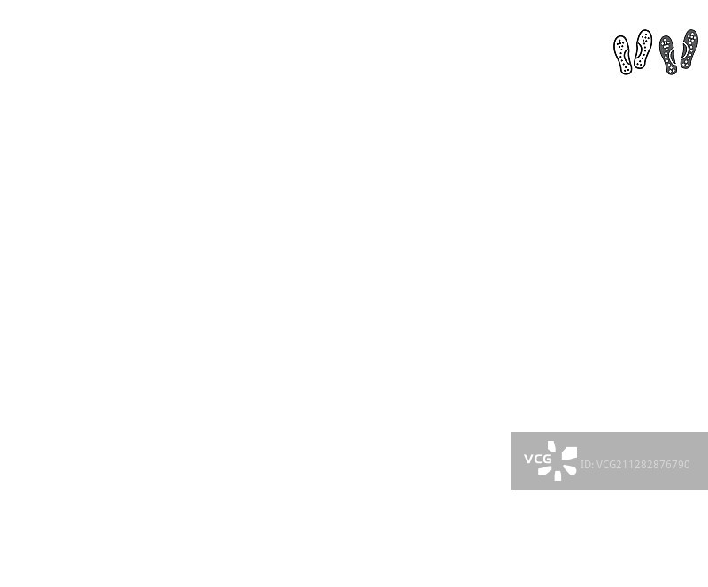 骨科鞋垫线性图标图片素材