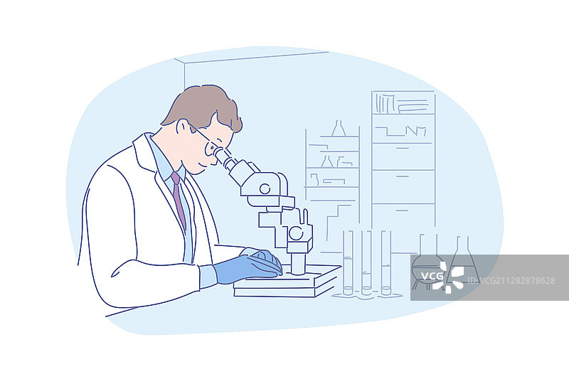 科学研究实验测试发现图片素材