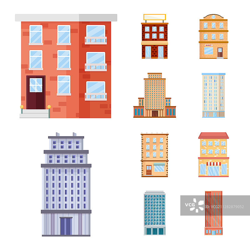 建筑外观标志图片素材