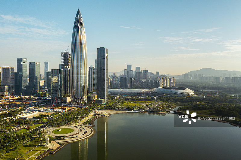 深圳湾高楼风光-3图片素材
