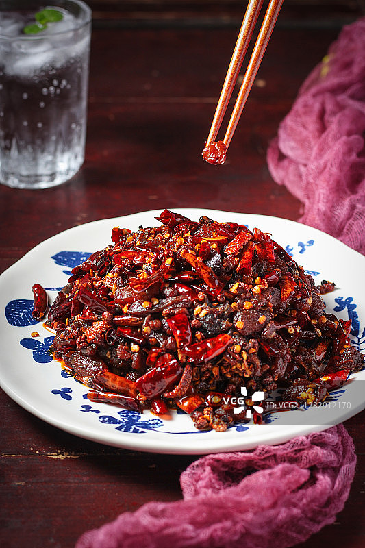 辣辣的冷吃兔图片素材