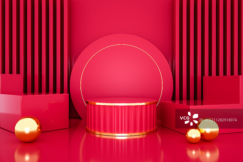 三维图形电商场景背景图图片素材