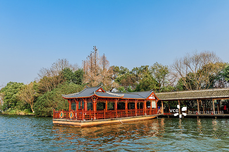 小瀛洲码头图片素材