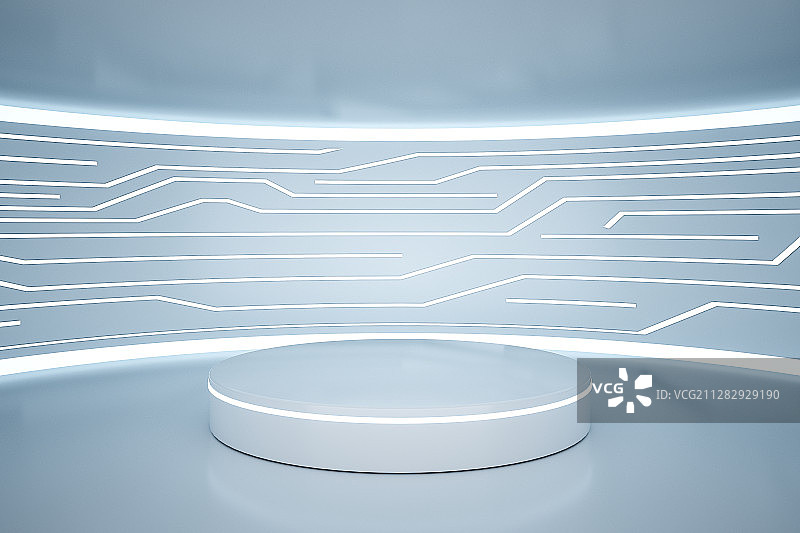 展台和室内空间，三维图形图片素材