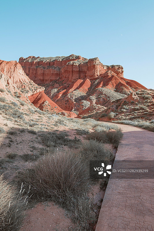 青海贵德阿什贡国家地质公园内景图片素材