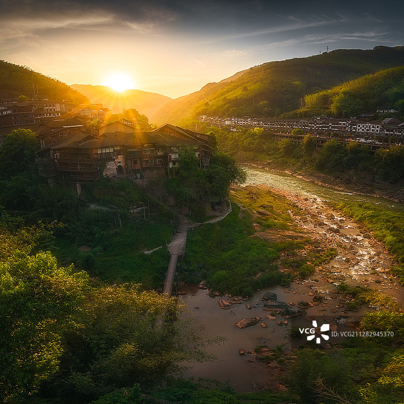 丙安古镇图片素材