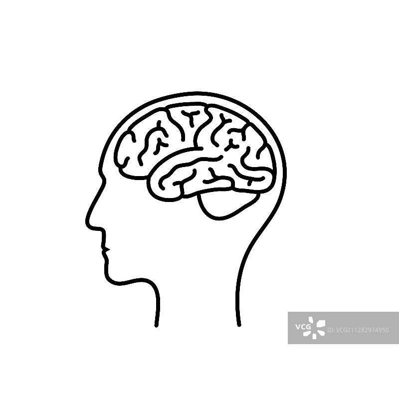 独立人脑图片素材