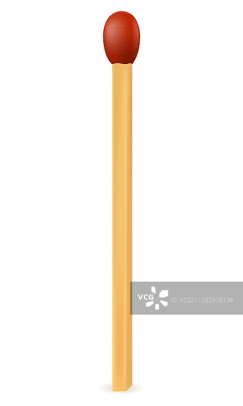 带红色硫磺的木制火柴图片素材