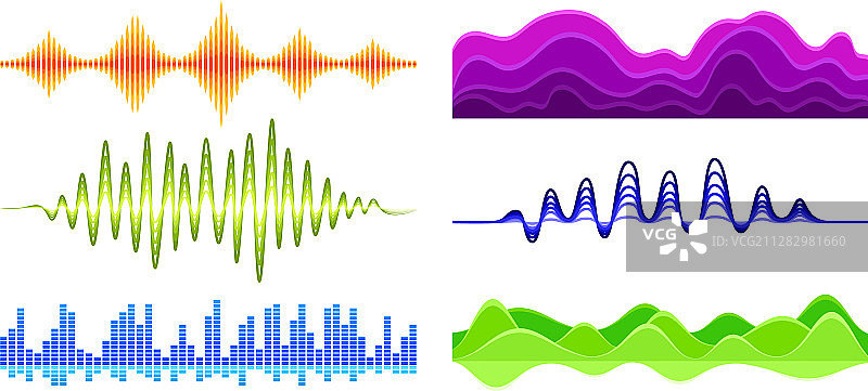 音频均衡器音频率波设置图片素材