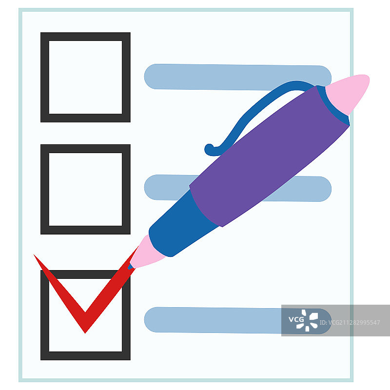 清单，便签纸和笔：时间管理图片素材