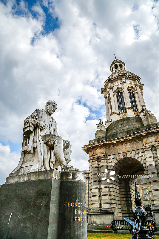 都柏林圣三一学院哈利波特拍摄地图片素材