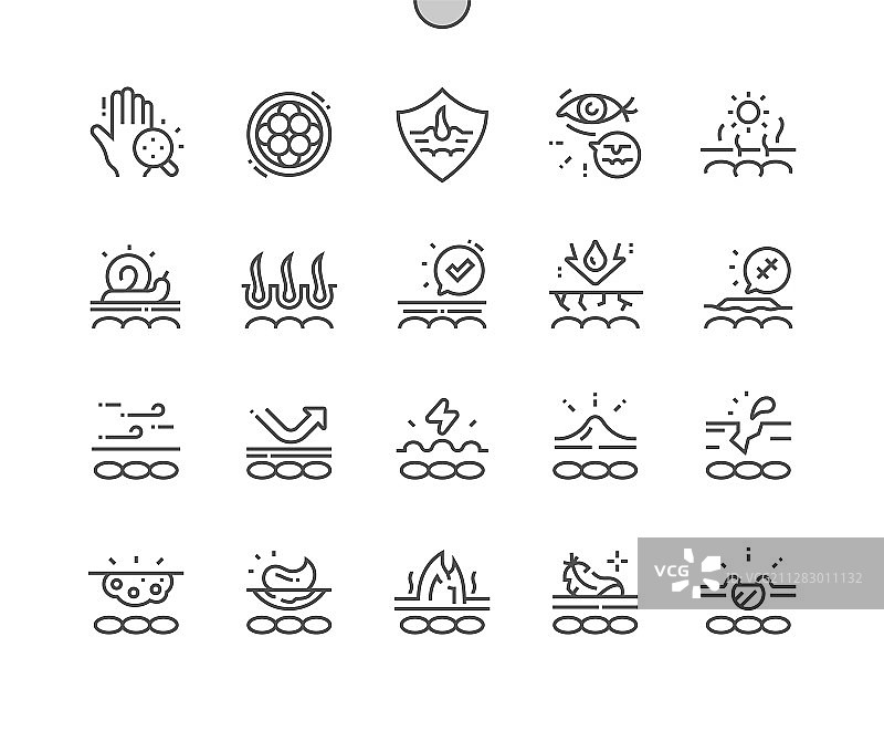 精心设计的皮肤像素素材图片素材