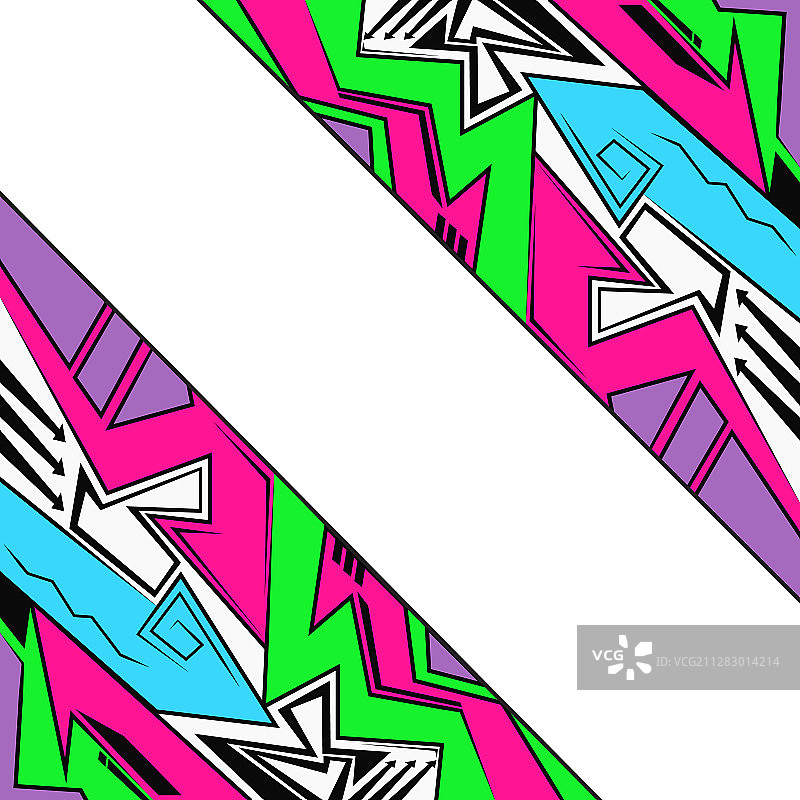 抽象几何风格涂鸦图片素材