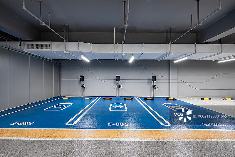 新能源停车场图片素材