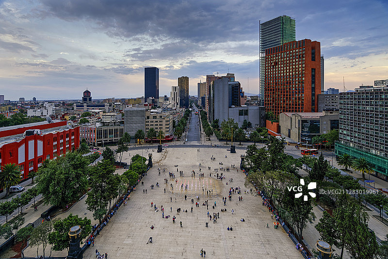 墨西哥城革命纪念碑广场图片素材