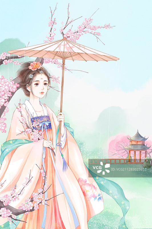 赏梅图片素材