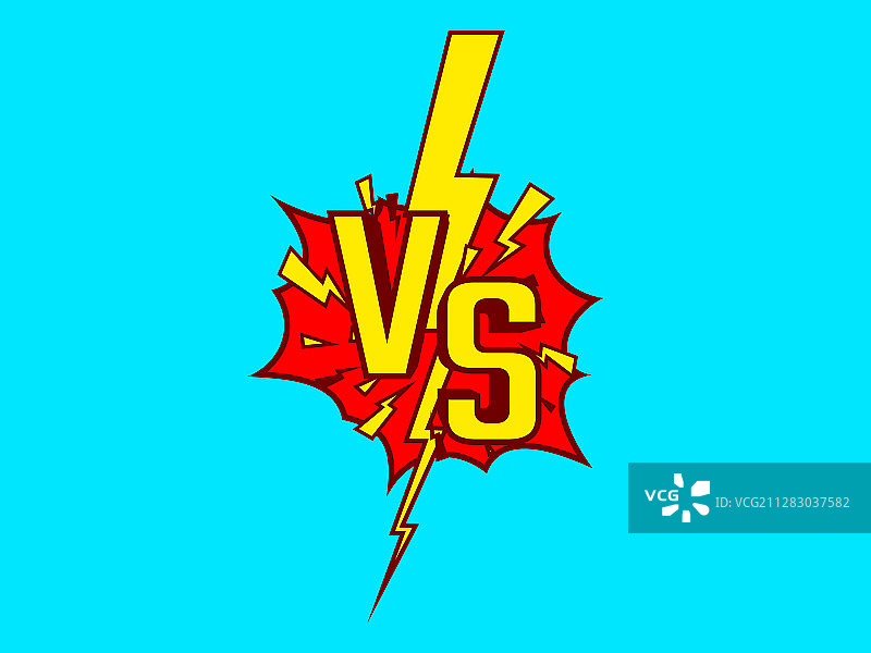 体育VS战队概念游戏封面图片素材