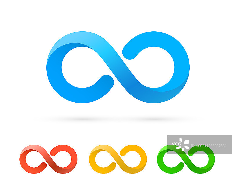 无限艺术信息彩色组合图片素材