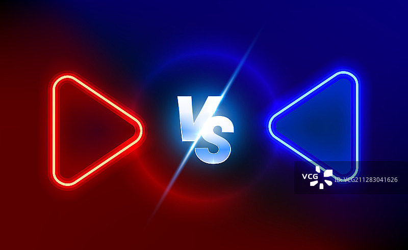 体育VS战队概念游戏封面图片素材