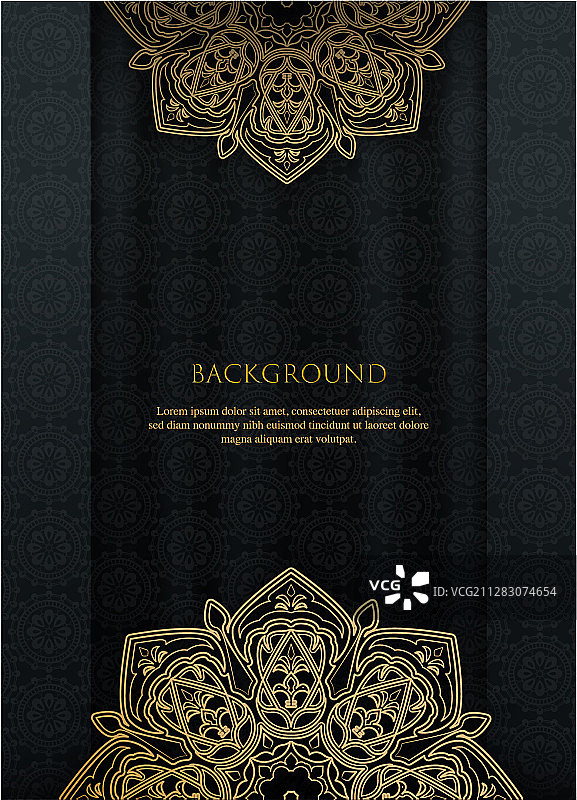 奢华蕾丝花纹背景图片素材