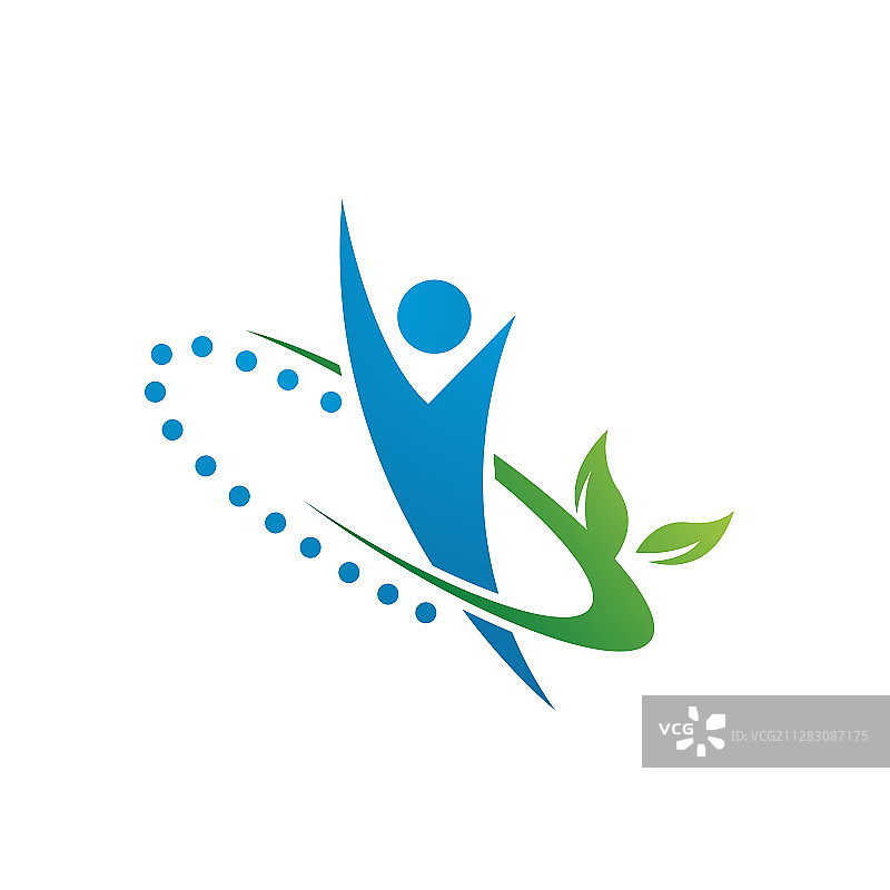 自然健康人群营养标志设计图片素材