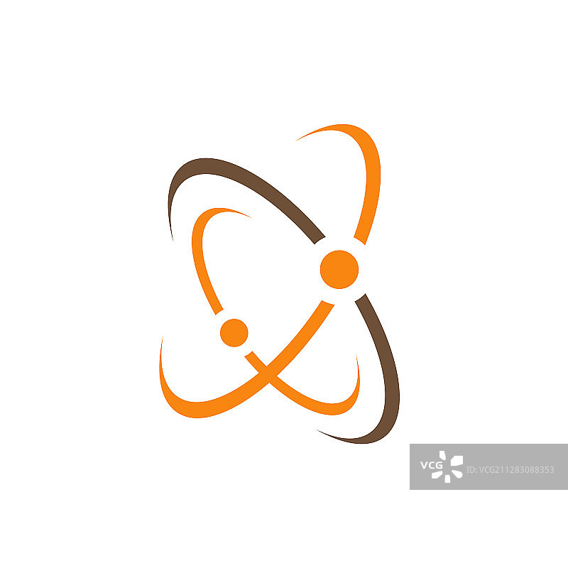 创意科学原子符号科学标志图片素材