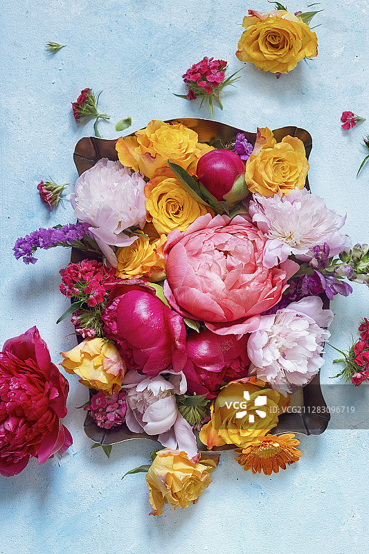 各种花卉组合图片素材