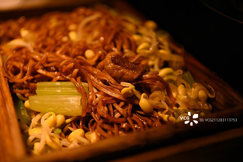 焖面（又名：蒸面条）图片素材