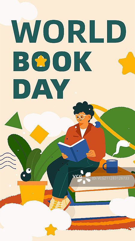 儿童读书图片素材