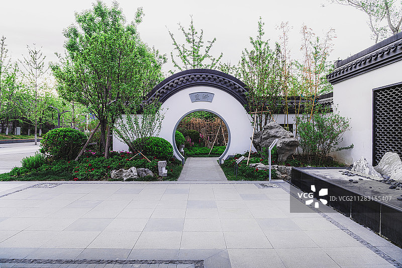 中式园林图片素材