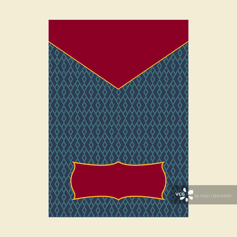 用于宣传单的奢华图案封面设计图片素材