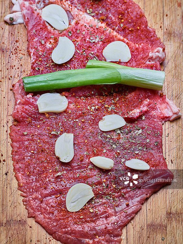 烤牛肉卷原物料图片素材