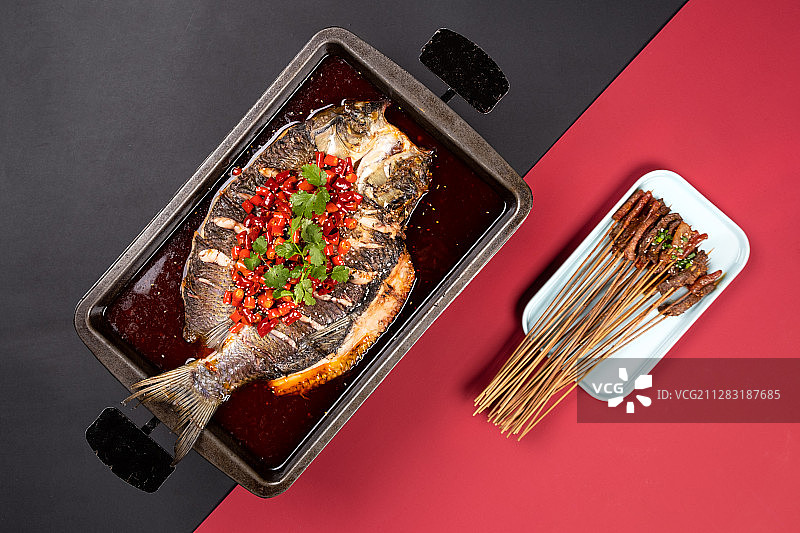 烤鱼图片素材