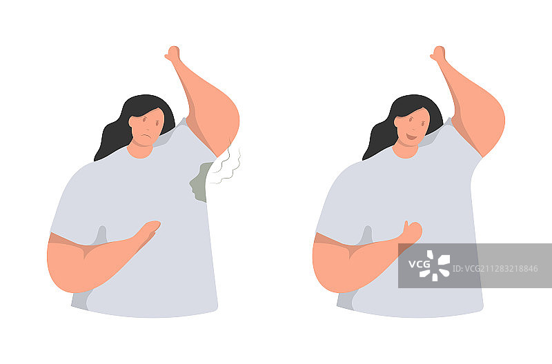 扁平风格与女人插画图片素材