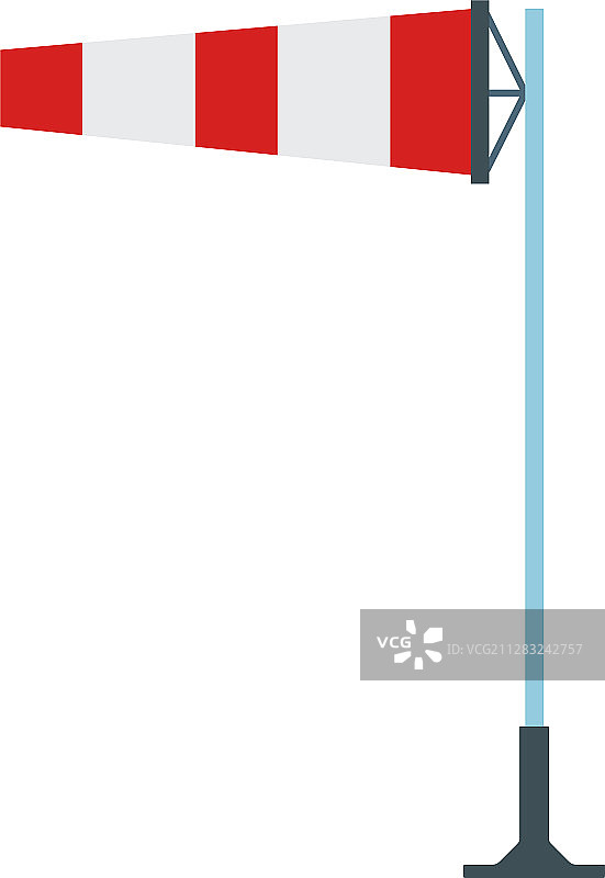 风向标扁平材料设计隔离对象图片素材
