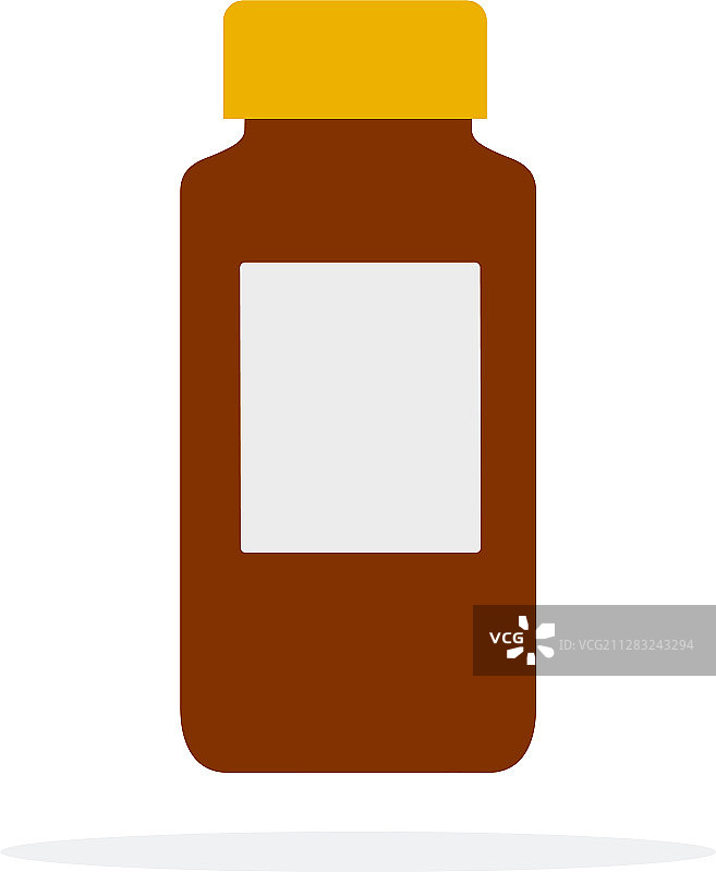 药品收纳盒扁平设计图片素材