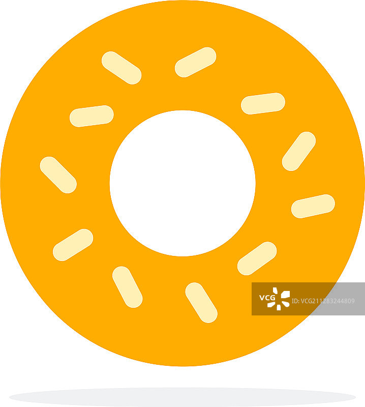 无糖霜甜甜圈图片素材